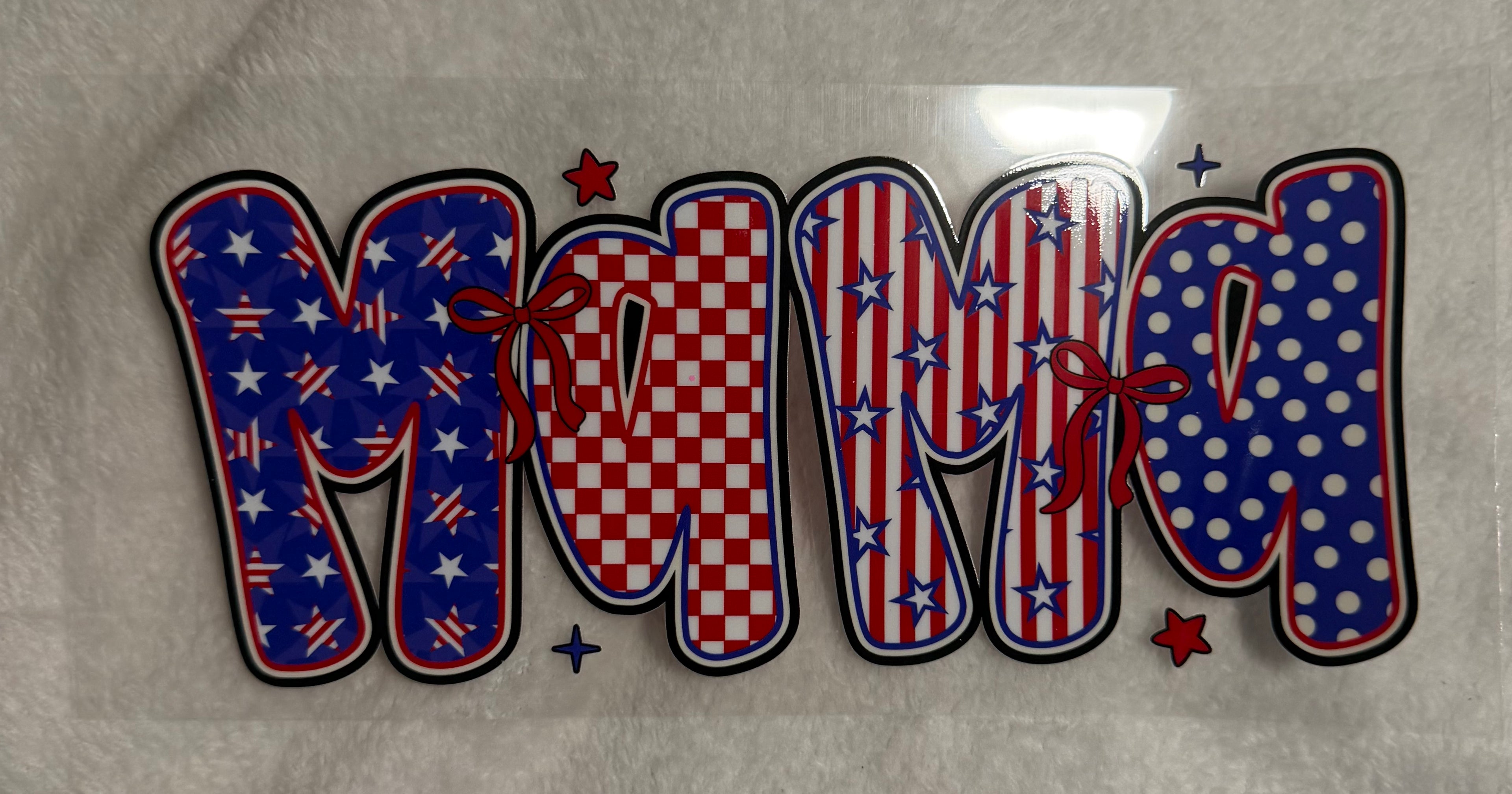red white and blue mama