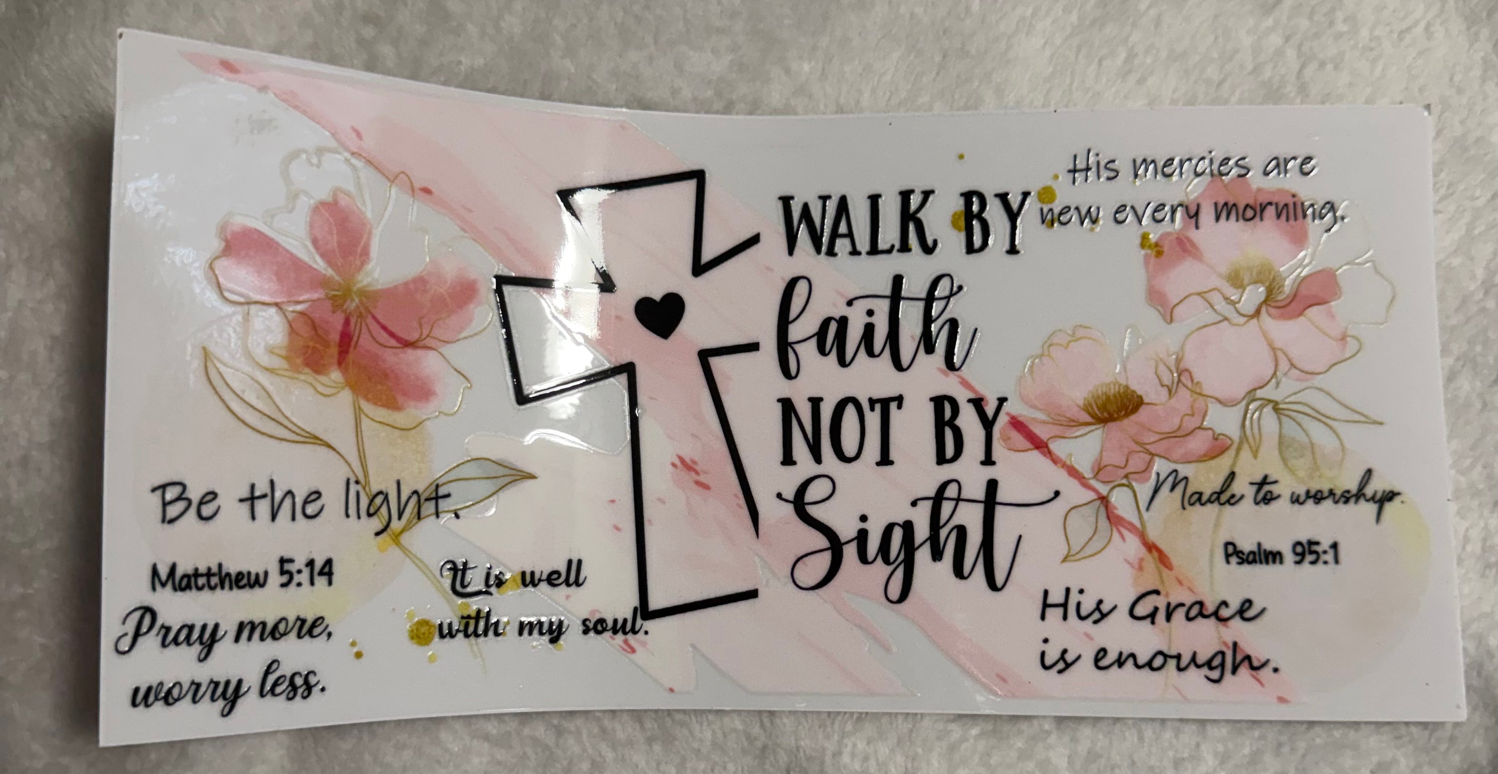 walk by faith not by sight