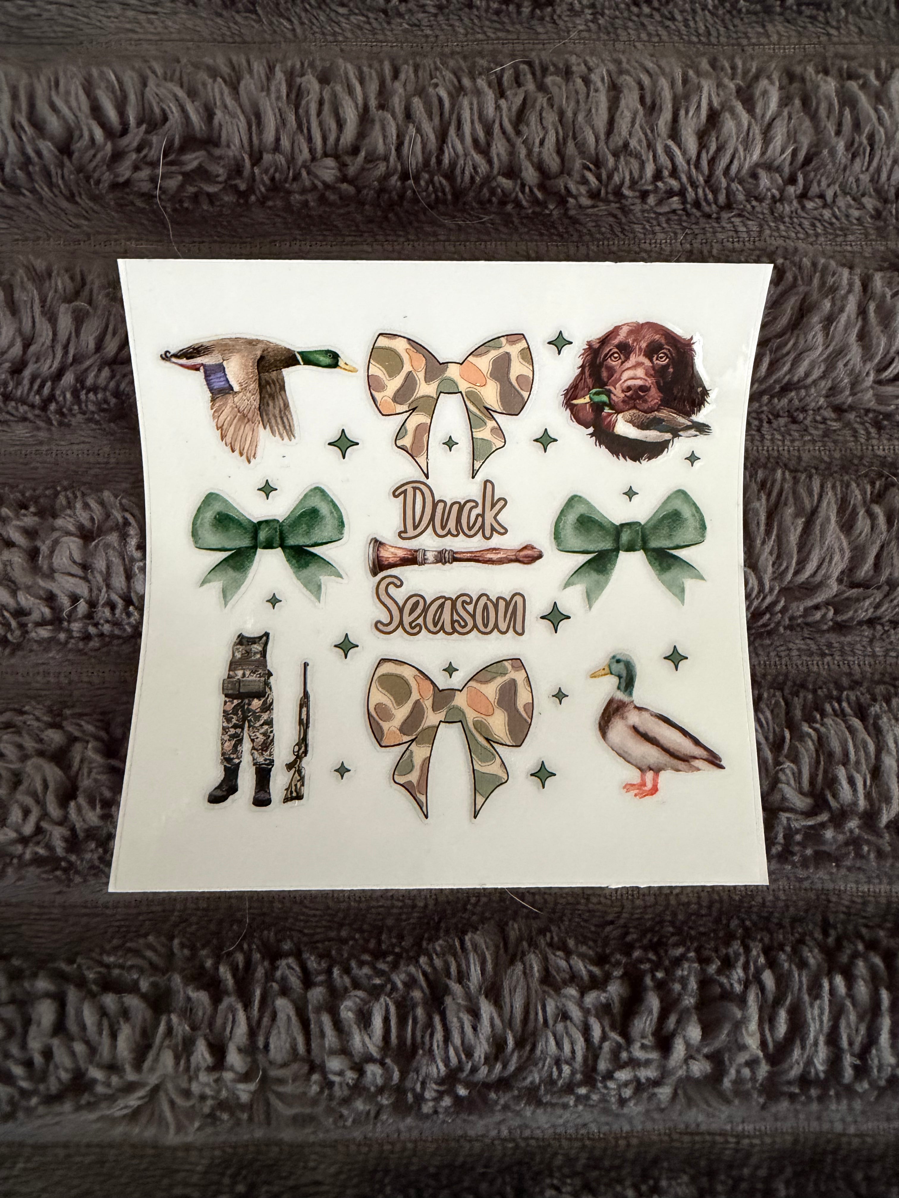 duck / bow / camo