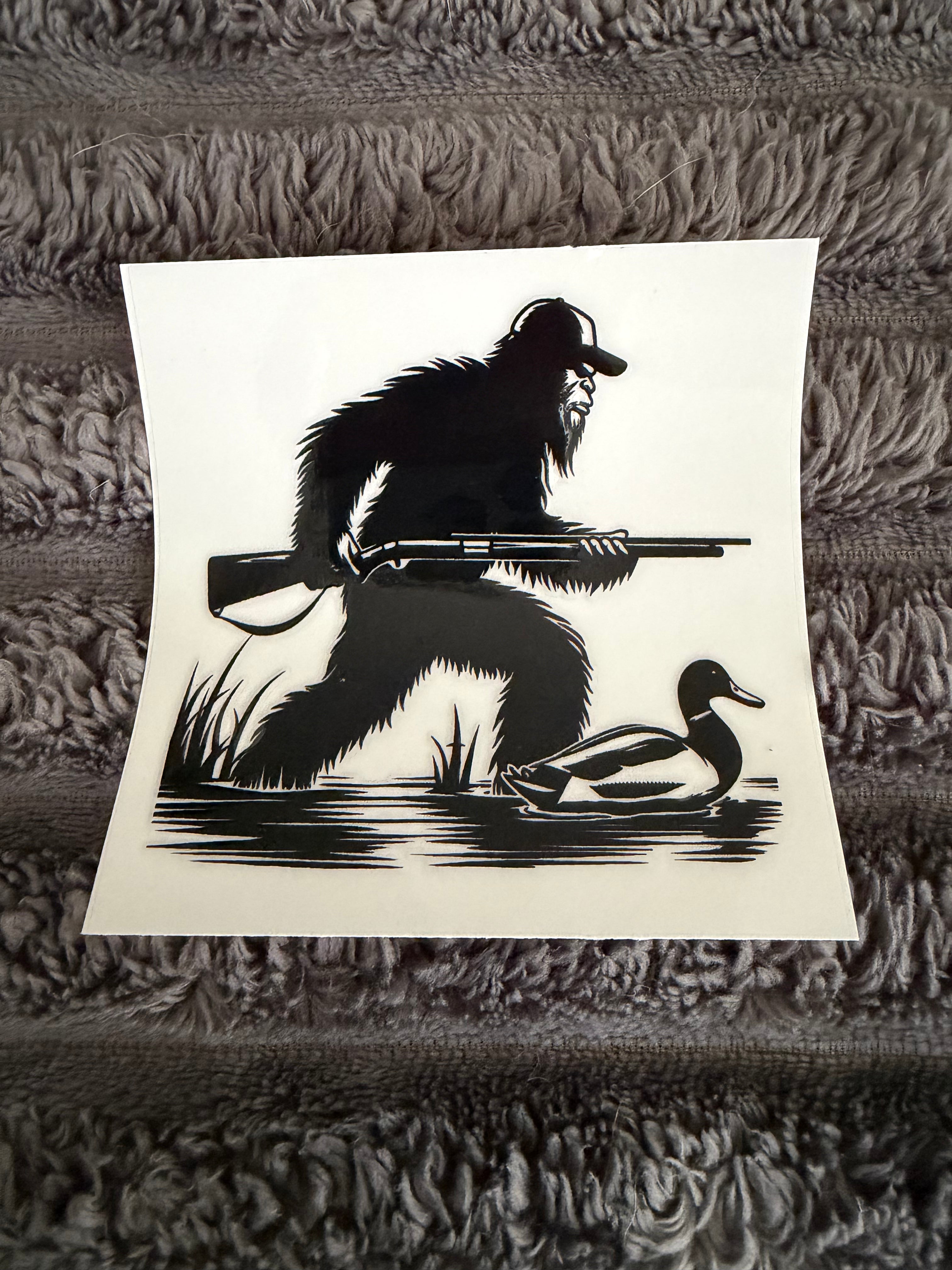 bigfoot / gun / duck