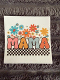 mama / flowers / checkered