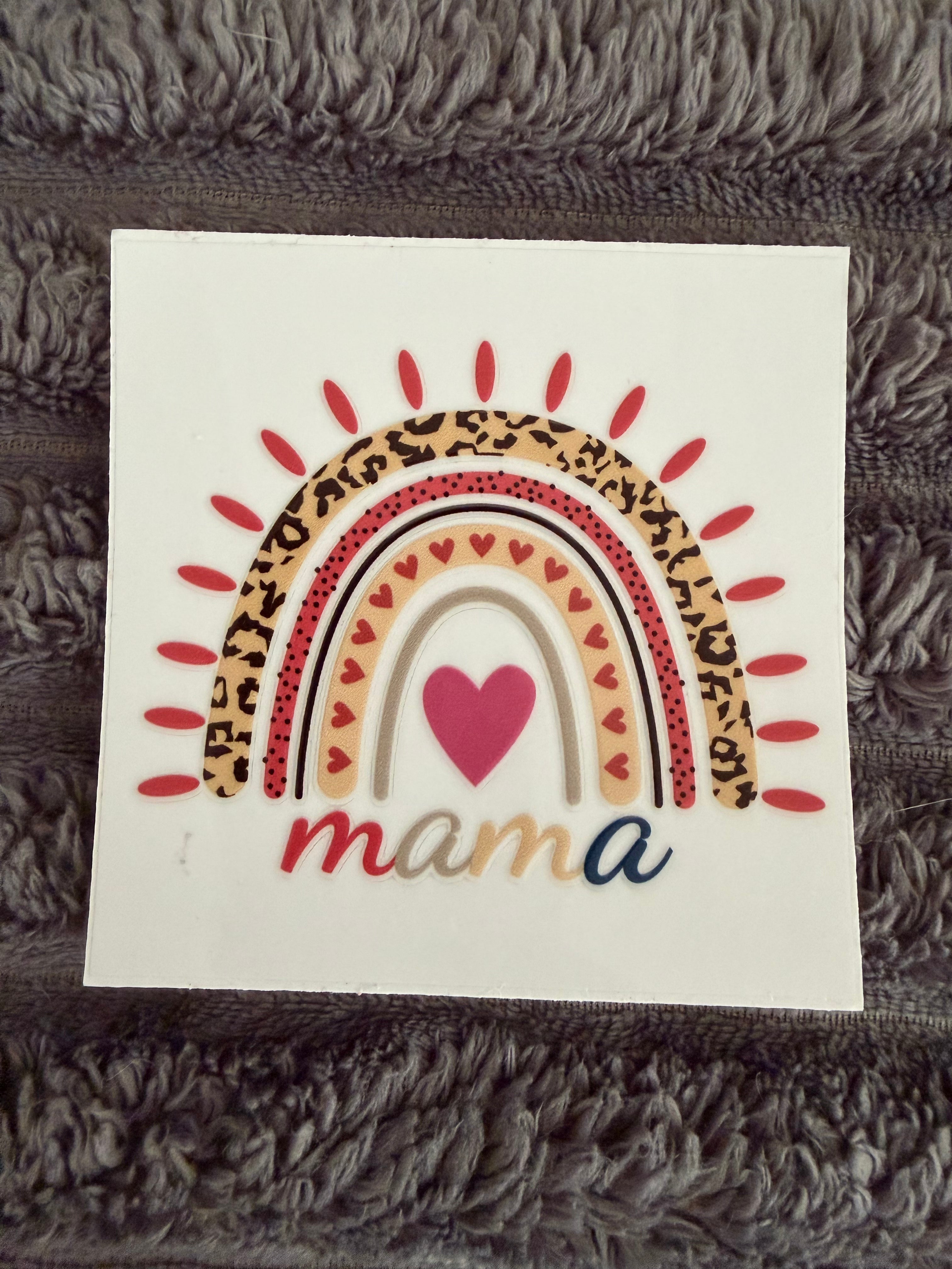 mama / cheetah / rainbow