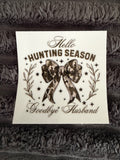goodbye husband / camo bow