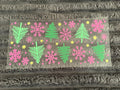 christmas tree / pink snowflake
