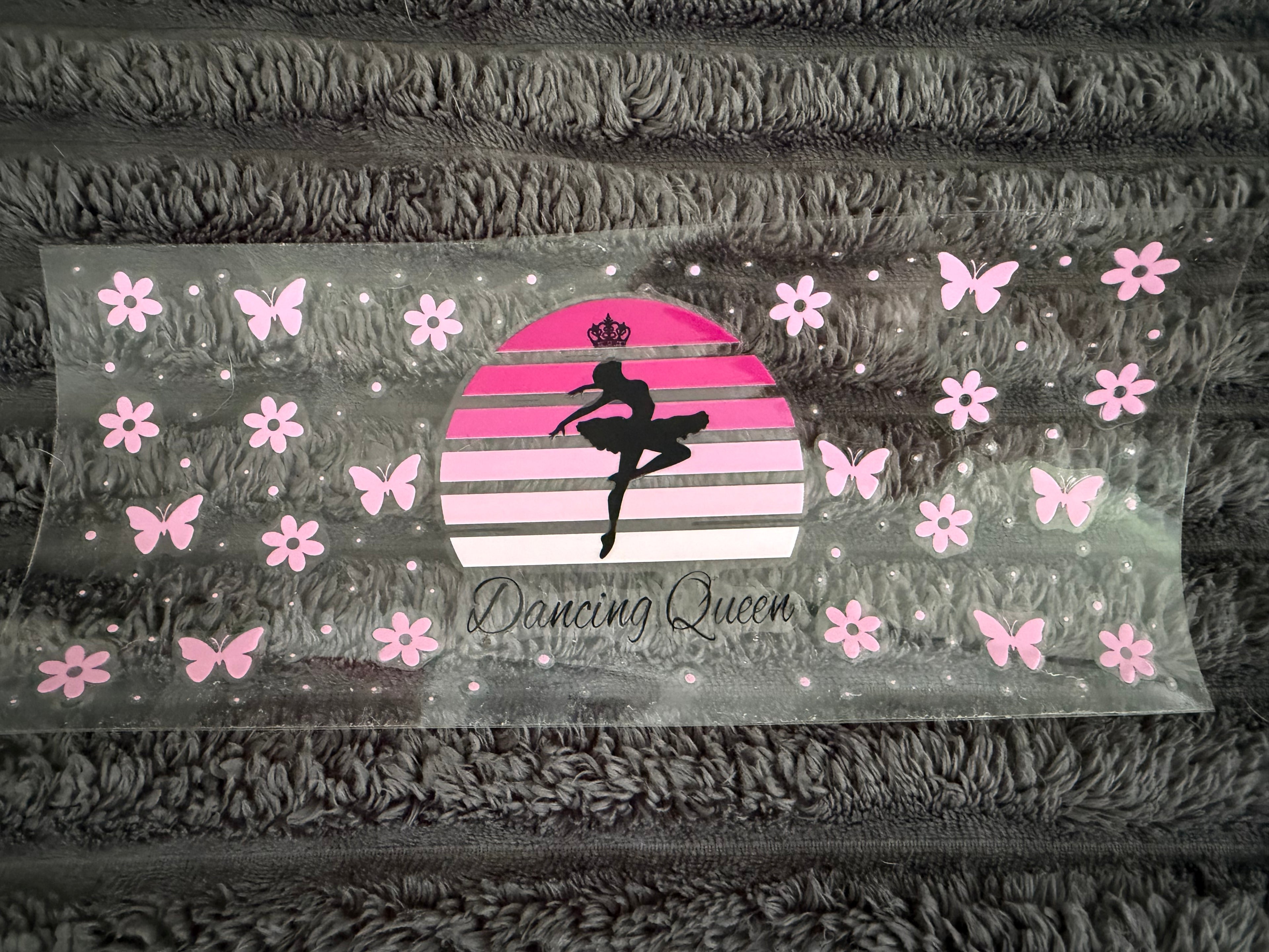 dancer / butterflies / flowers